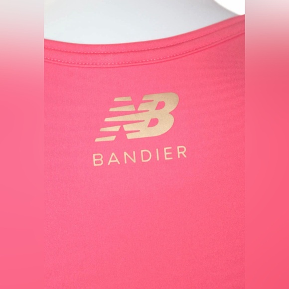 New Balance NWT Women's X Bandier Corset Tank Bra Size Large Watermelon Pink. - Picture 10 of 13